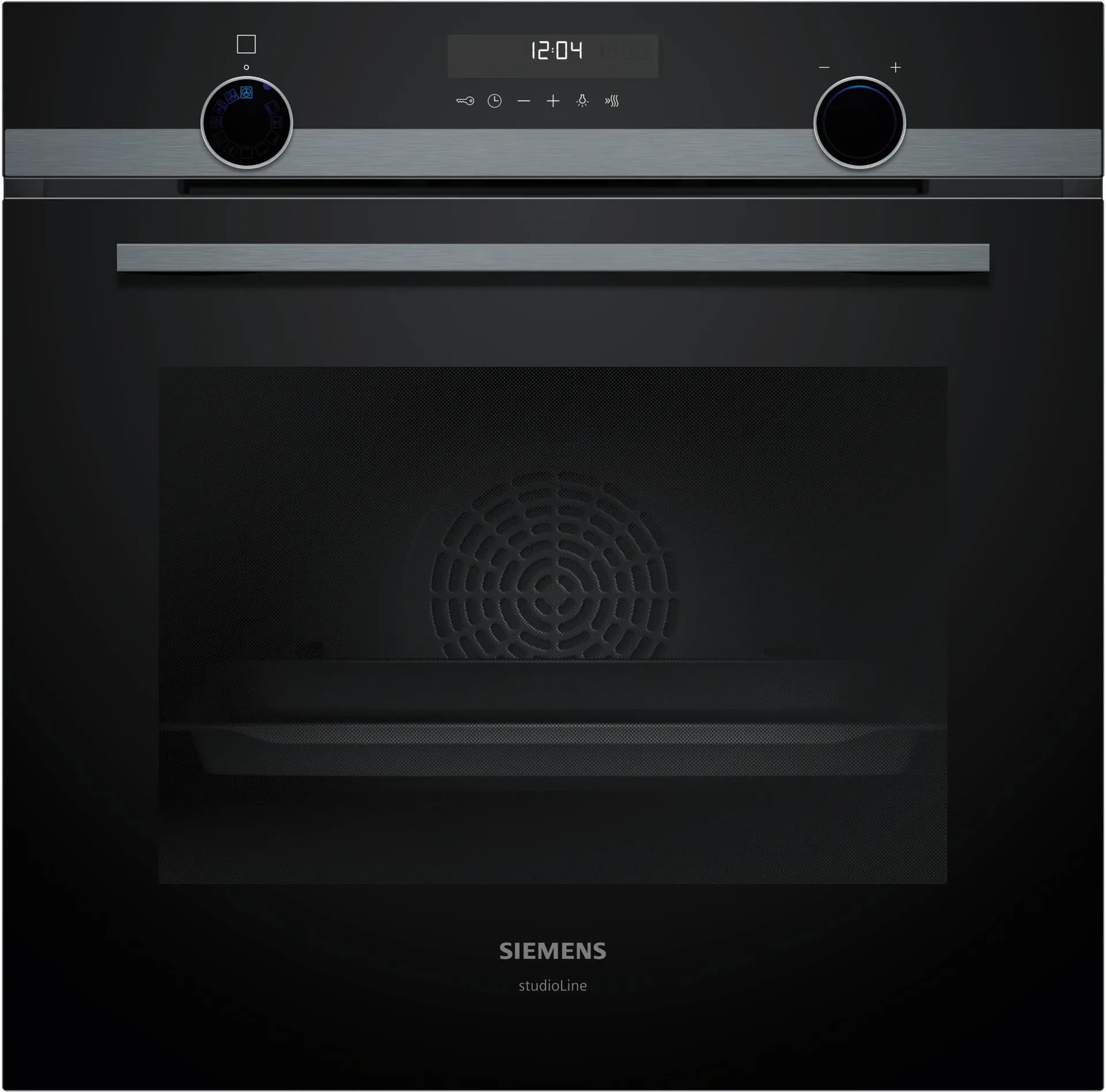 Духовой шкаф Siemens Встраиваемая духовка iQ500, 60 x 60 см, черная, нержавеющая сталь
