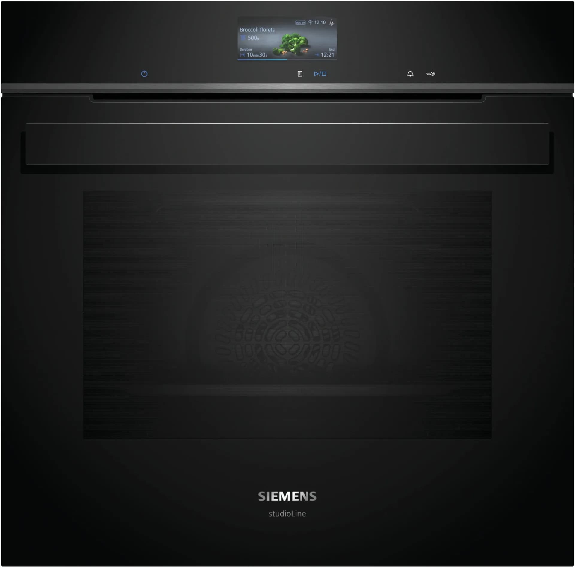Духовой шкаф Siemens Встраиваемая духовка iQ700, 60 x 60 см, черная, нержавеющая сталь