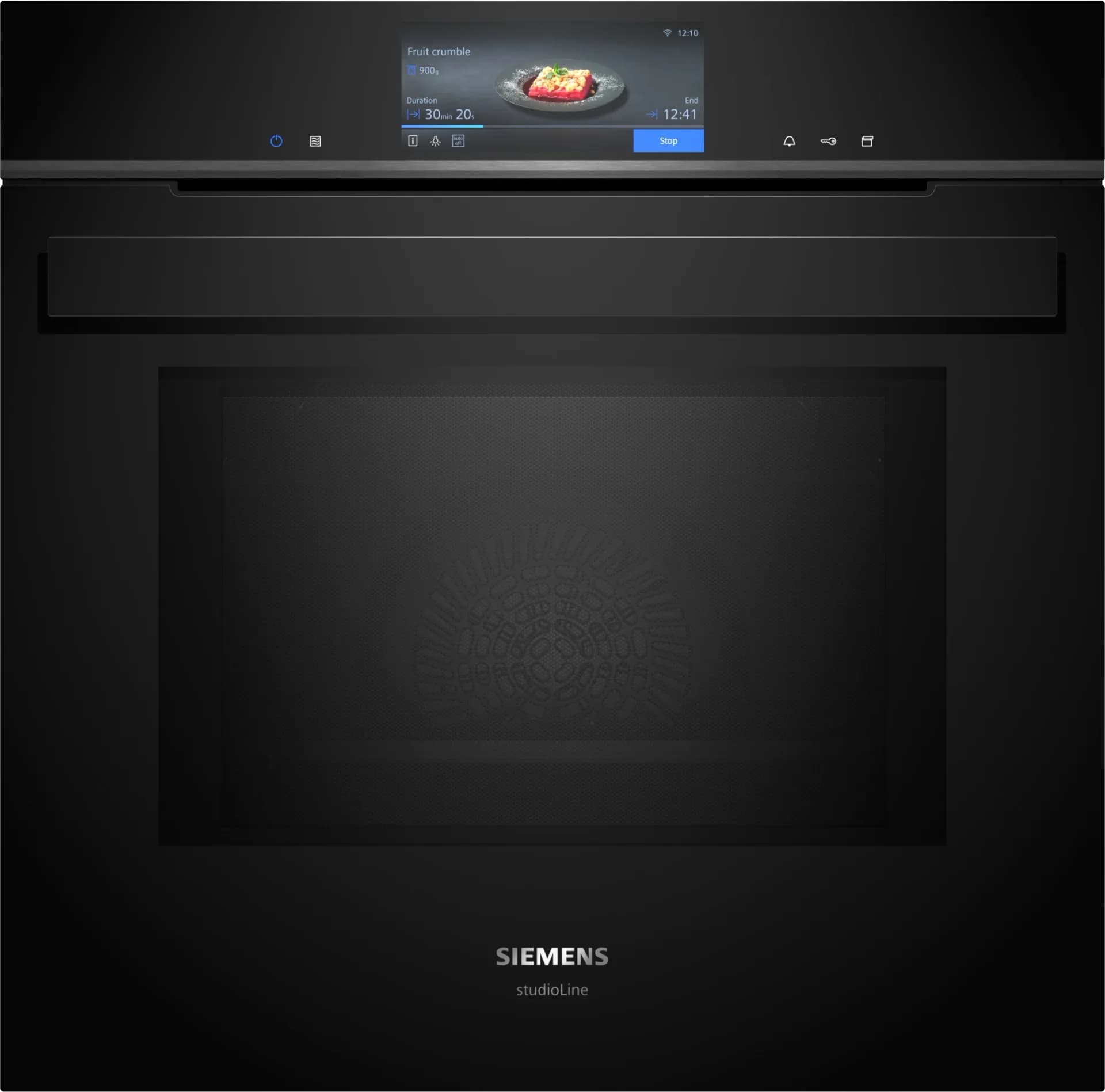 Духовой шкаф Siemens Встраиваемая духовка iQ700 с микроволновой и паровой функциями, 60 x 60 см, черная, нержавеющая сталь